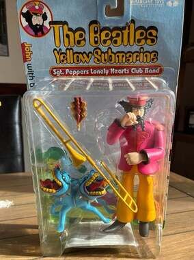 The Beatles Yellow Submarine John with Bulldog Action Figure Series 2